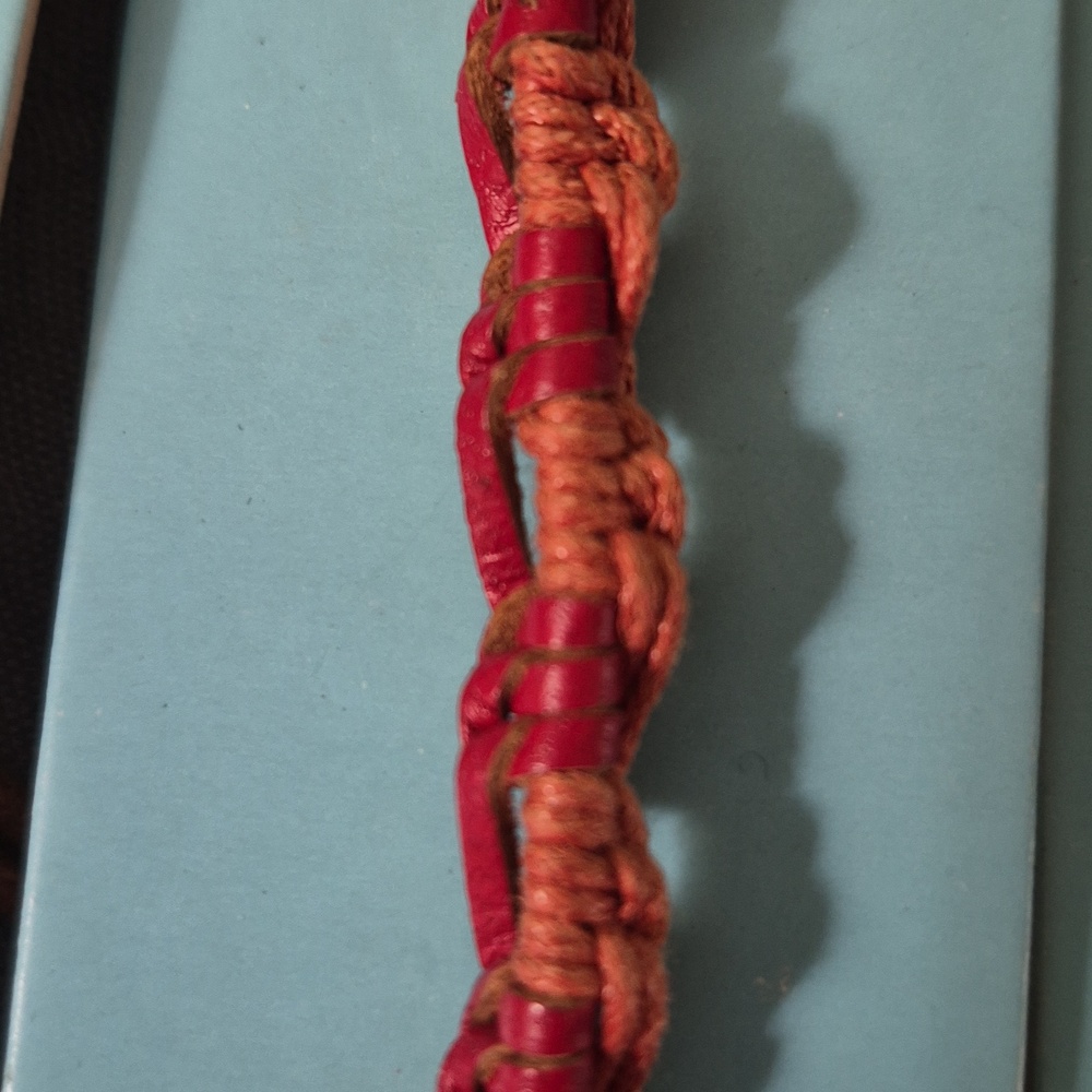11 Pc Lot Handmade Friendship Leather Shell Beaded Woven Braided Bracelets NEW - Picture 7 of 16
